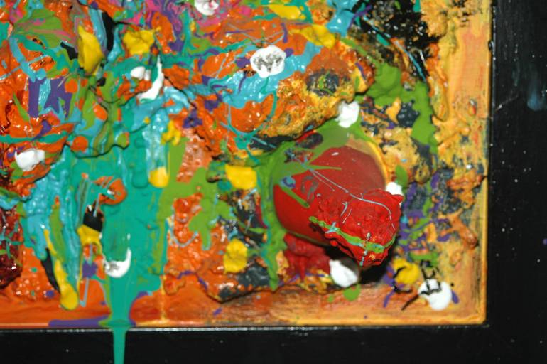 Original Abstract Expressionism Abstract Painting by C B