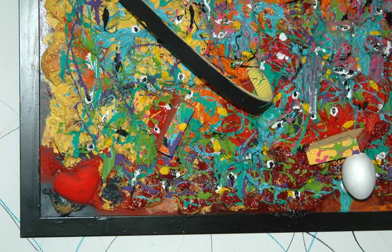 Original Abstract Expressionism Abstract Painting by C B