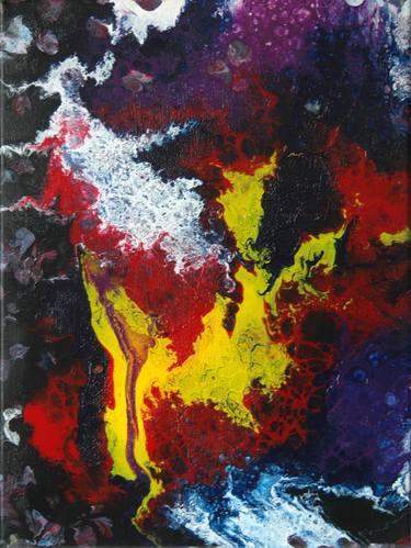 Original Abstract Expressionism Abstract Paintings by CONRAD BLOEMERS