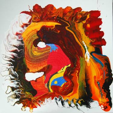 Original Abstract Animal Paintings by CONRAD BLOEMERS