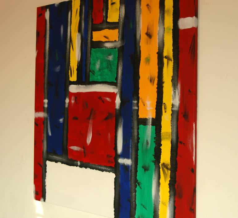 Original Abstract Painting by CONRAD BLOEMERS