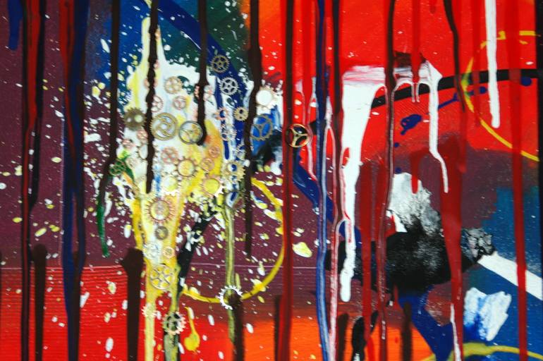 Original Abstract Expressionism Abstract Painting by C B