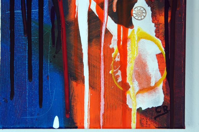 Original Abstract Expressionism Abstract Painting by C B