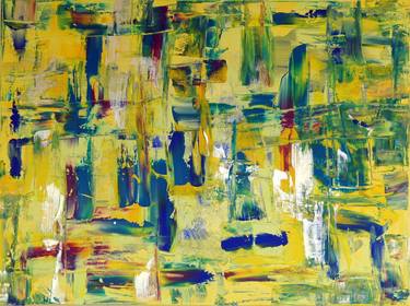 Original Modern Abstract Paintings by CONRAD BLOEMERS