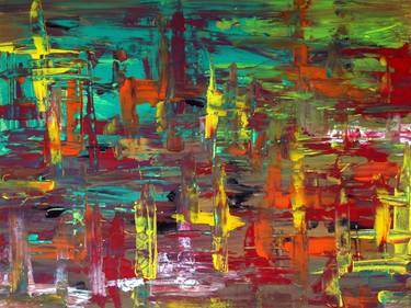 Original Abstract Expressionism Abstract Paintings by CONRAD BLOEMERS