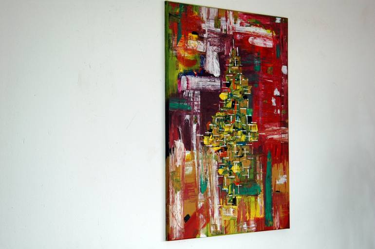 Original Abstract Painting by CONRAD BLOEMERS