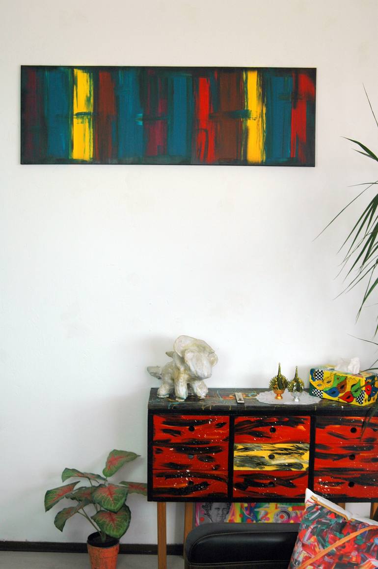 Original Abstract Expressionism Abstract Painting by C B