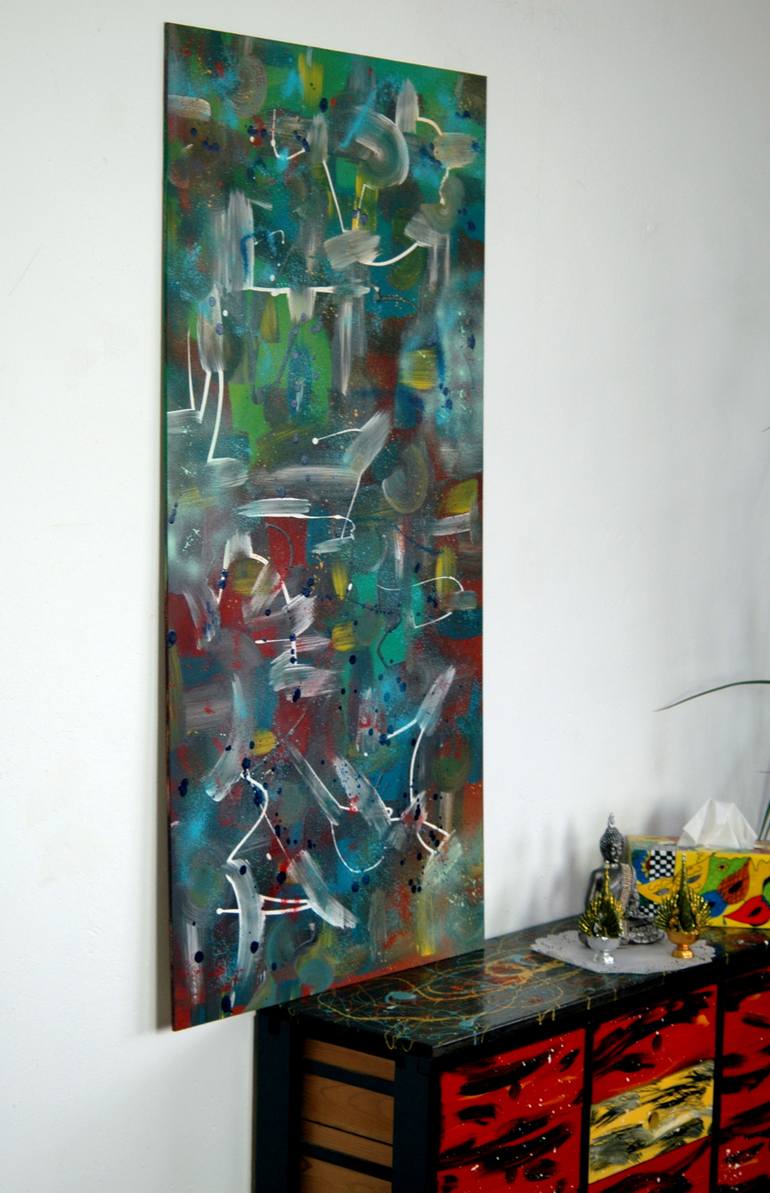 Original Abstract Painting by CONRAD BLOEMERS