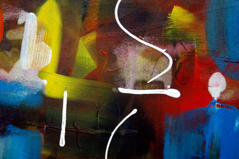 Original Modern Abstract Painting by C B