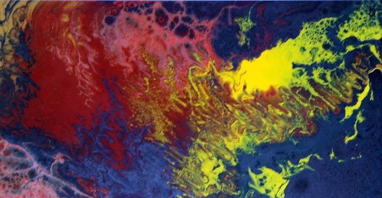 Original Abstract Expressionism Abstract Painting by C B