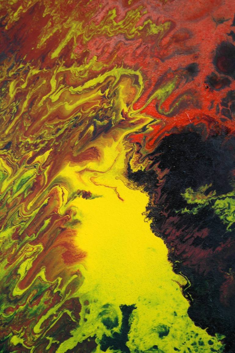 Original Abstract Expressionism Abstract Painting by C B