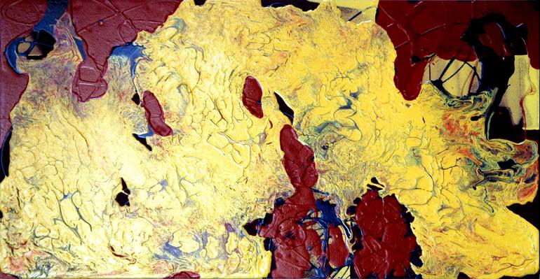 Original Abstract Expressionism Abstract Painting by CONRAD BLOEMERS