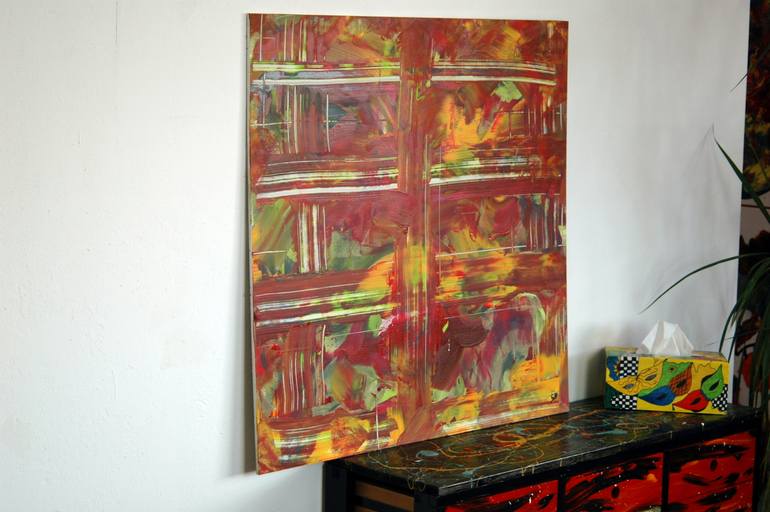 Original Abstract Expressionism Abstract Painting by C B