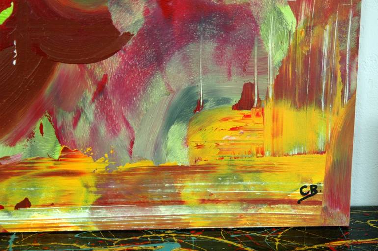 Original Abstract Expressionism Abstract Painting by C B