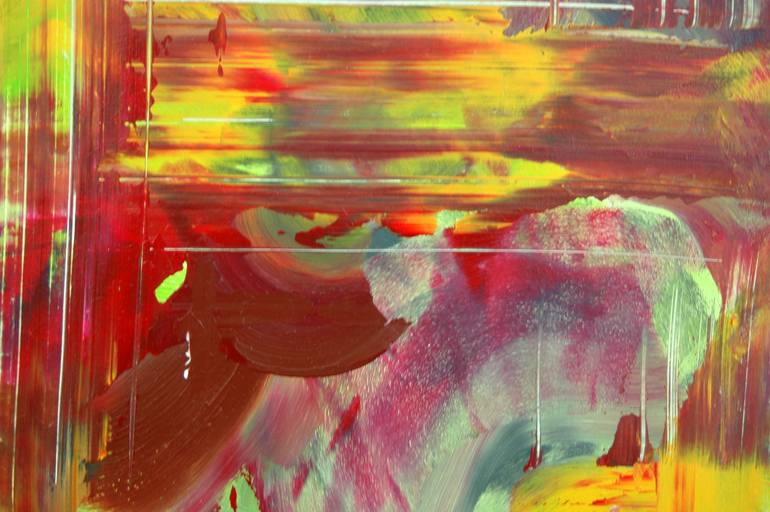Original Abstract Expressionism Abstract Painting by C B