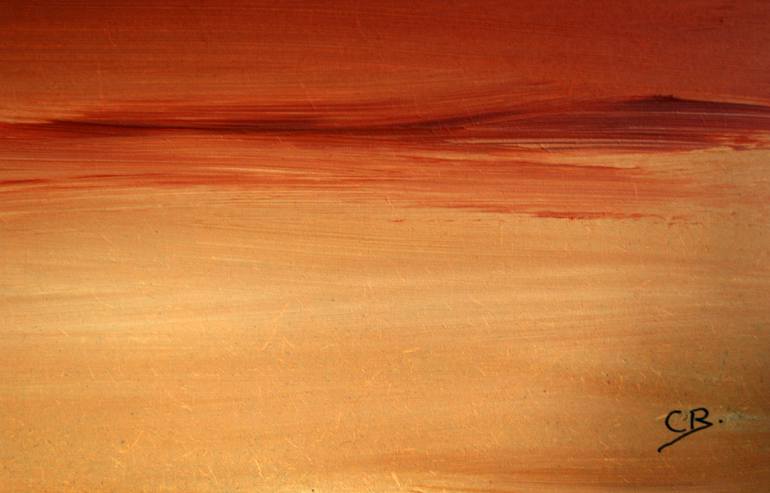 Original Abstract Expressionism Travel Painting by C B