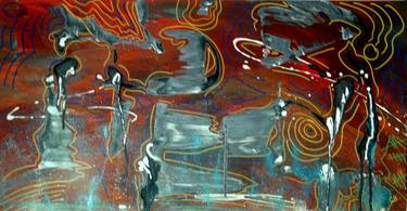 Original Abstract Paintings by CONRAD BLOEMERS