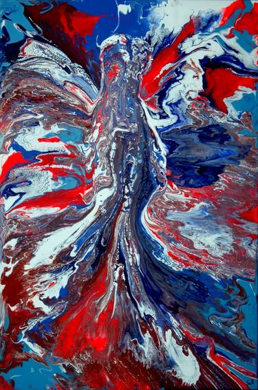 Original Abstract Expressionism Celebrity Paintings by CONRAD BLOEMERS