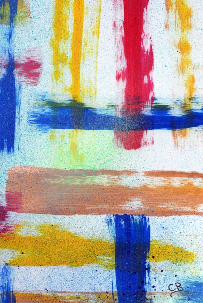 Original Minimalism Patterns Painting by C B