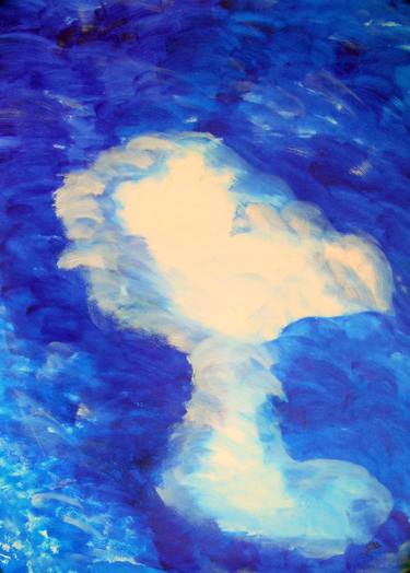 Snoopy Floating In Paradise Dreams, Painting by Natalie Otalora