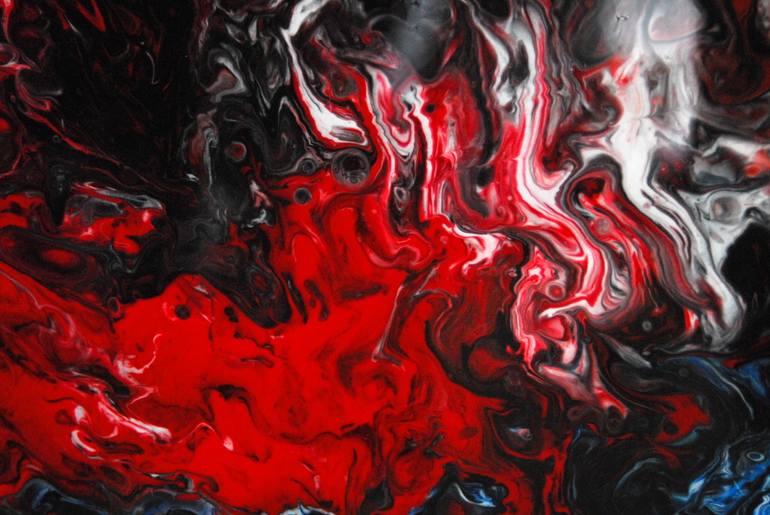 Original Abstract Expressionism Abstract Painting by C B