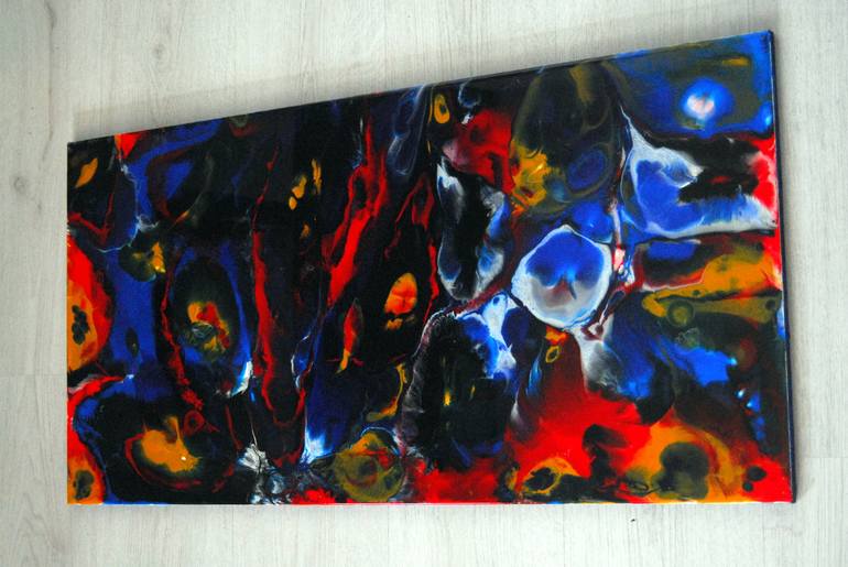 Original Abstract Painting by CONRAD BLOEMERS