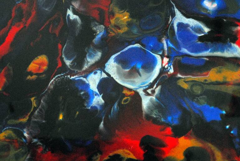 Original Modernism Abstract Painting by C B