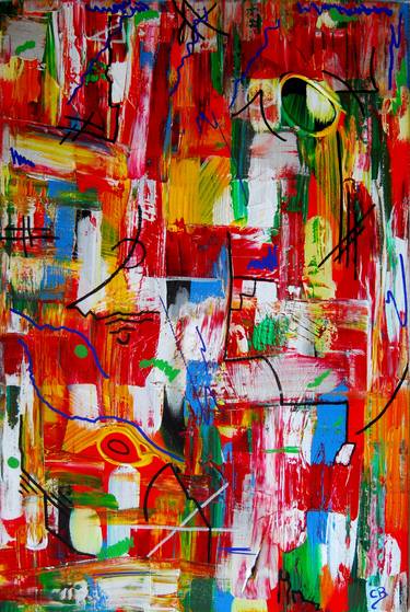 Original Abstract Expressionism Abstract Paintings by CONRAD BLOEMERS