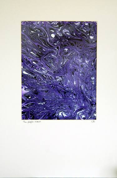 The purple ocean  (matted artwork) thumb