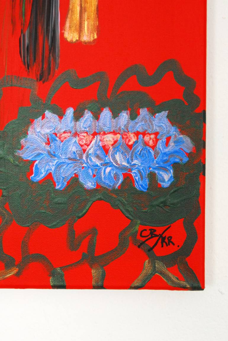 Original Abstract Expressionism Travel Painting by Conrad Bloemers