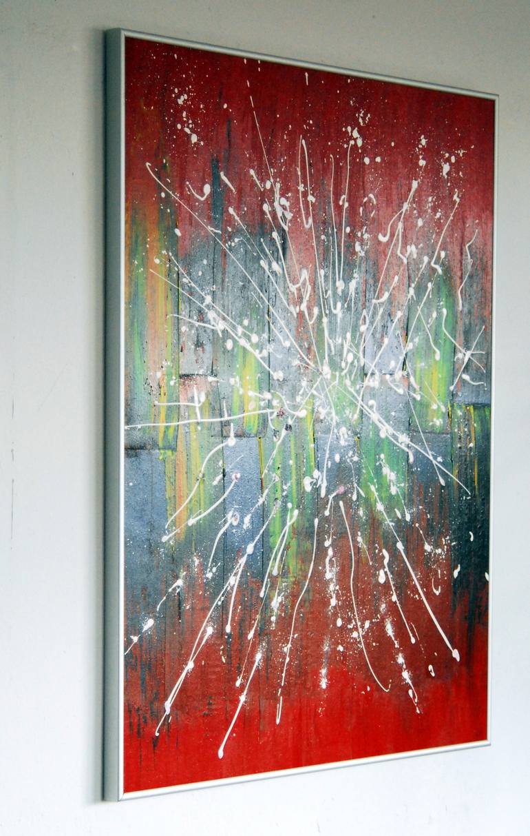 Original Abstract Painting by CONRAD BLOEMERS