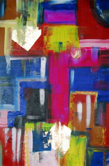 Original Abstract Paintings by CONRAD BLOEMERS