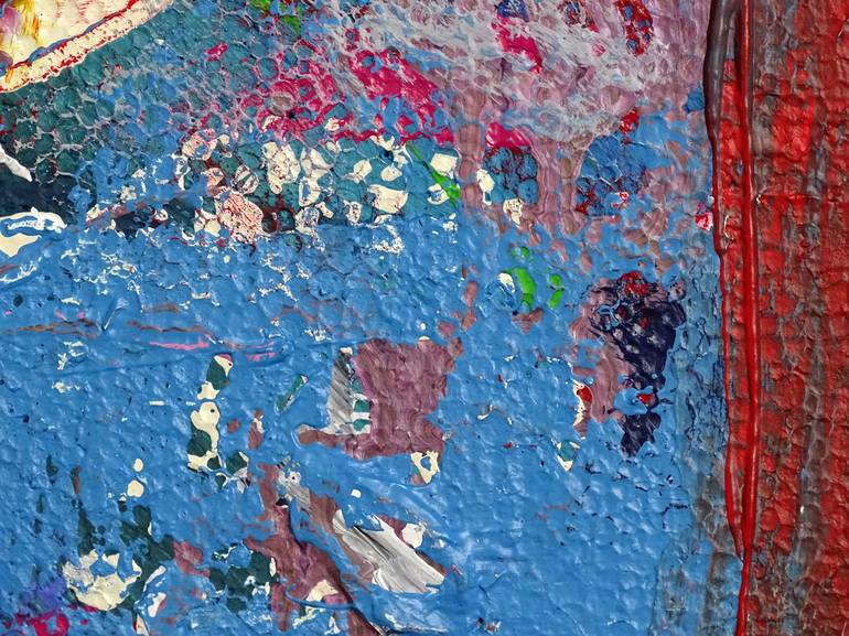 Original Abstract Expressionism Abstract Painting by C B