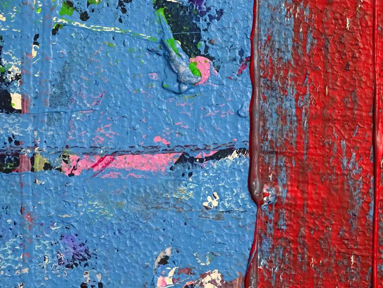 Original Abstract Expressionism Abstract Painting by C B