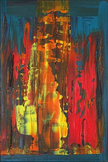 Original Abstract Expressionism Abstract Paintings by CONRAD BLOEMERS