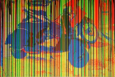 Print of Pop Art Bike Mixed Media by CONRAD BLOEMERS
