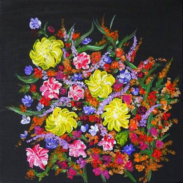 Original Fine Art Floral Paintings by CONRAD BLOEMERS