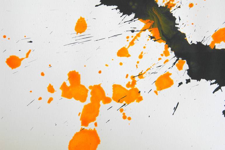 Original Abstract Expressionism Abstract Painting by C B