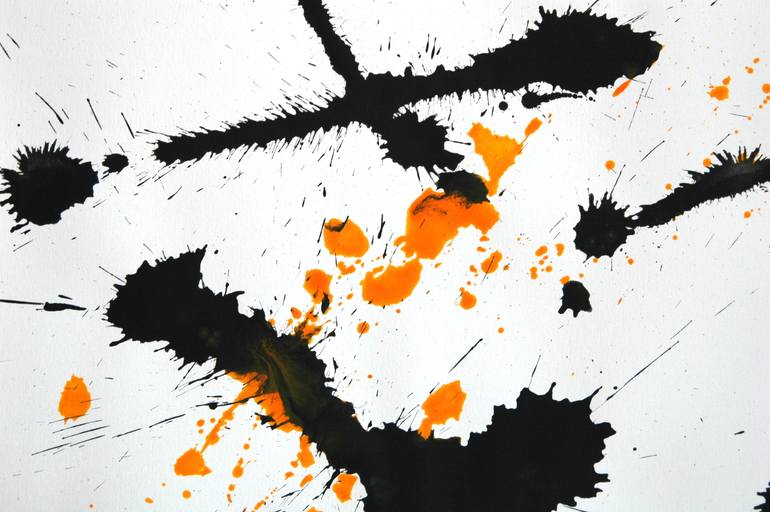 Original Abstract Expressionism Abstract Painting by C B