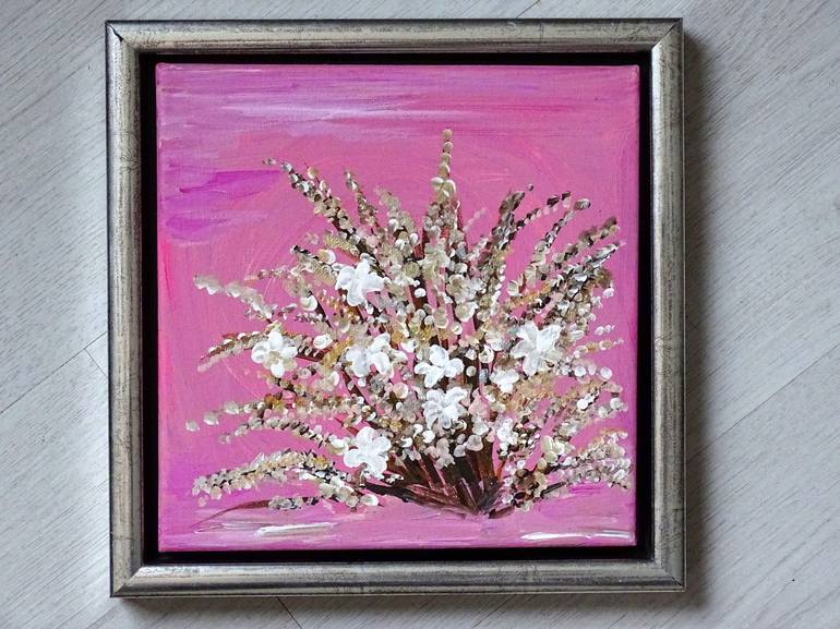 Original Impressionism Floral Painting by CONRAD BLOEMERS