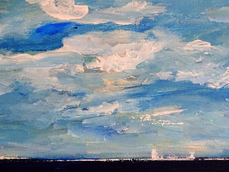 Original Impressionism Beach Painting by CONRAD BLOEMERS