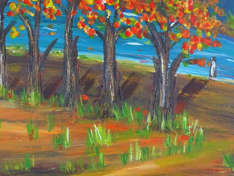 Original Impressionism Landscape Painting by C B