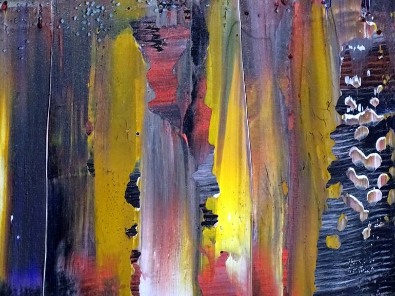 Original Abstract Painting by CONRAD BLOEMERS