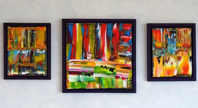 Original Abstract Expressionism Abstract Paintings by Conrad Bloemers