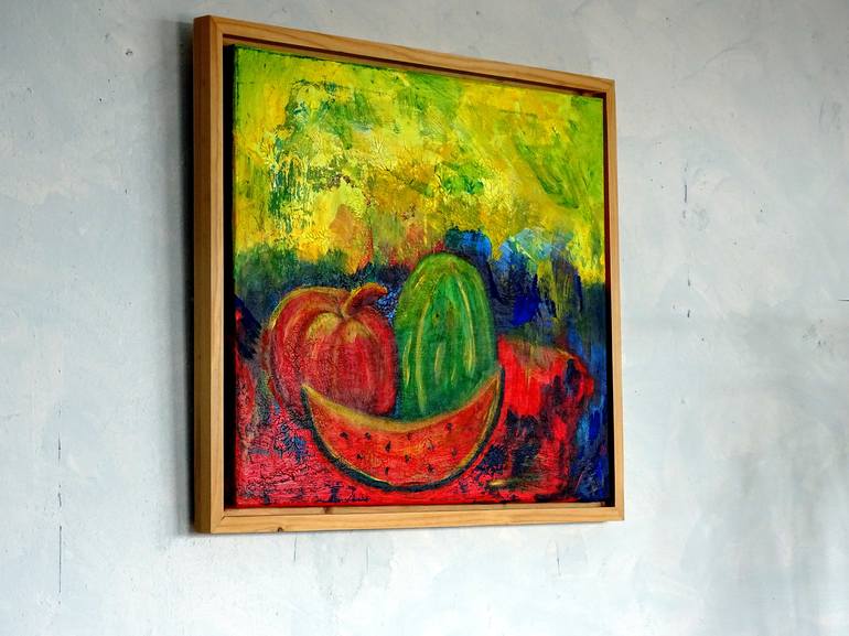 Original Abstract Expressionism Still Life Painting by CONRAD BLOEMERS