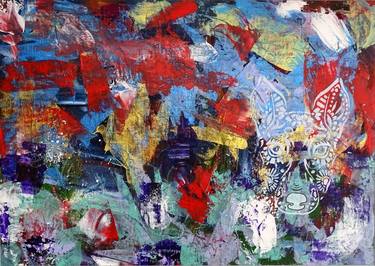 Original Abstract Paintings by CONRAD BLOEMERS