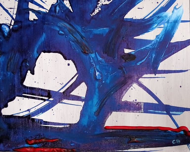 Original Abstract Expressionism Abstract Painting by Conrad Bloemers