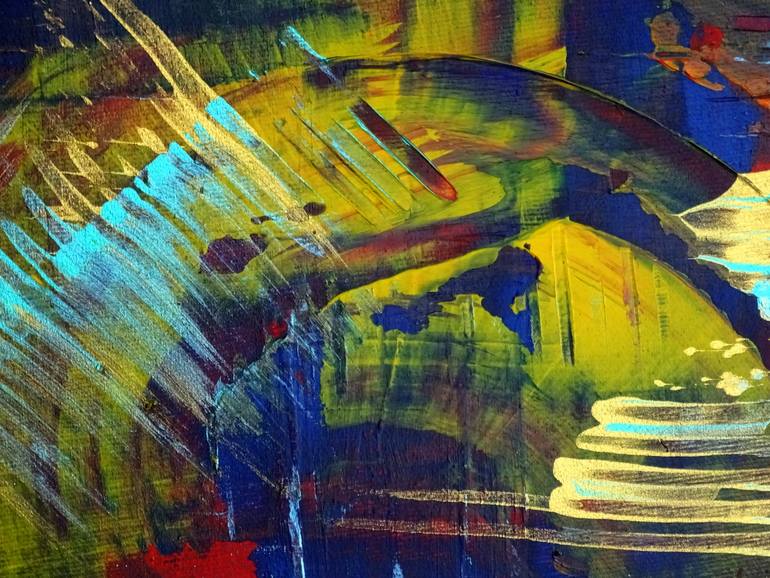 Original Abstract Expressionism Abstract Painting by C B