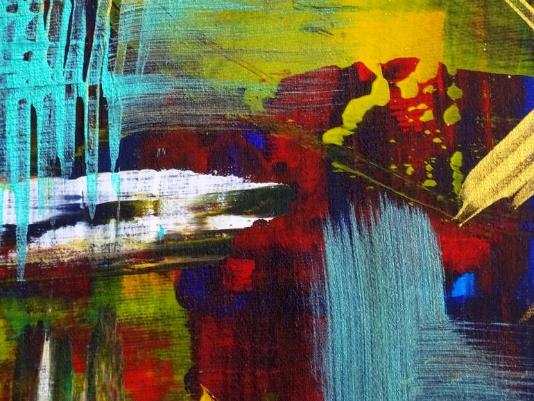 Original Abstract Expressionism Abstract Painting by C B