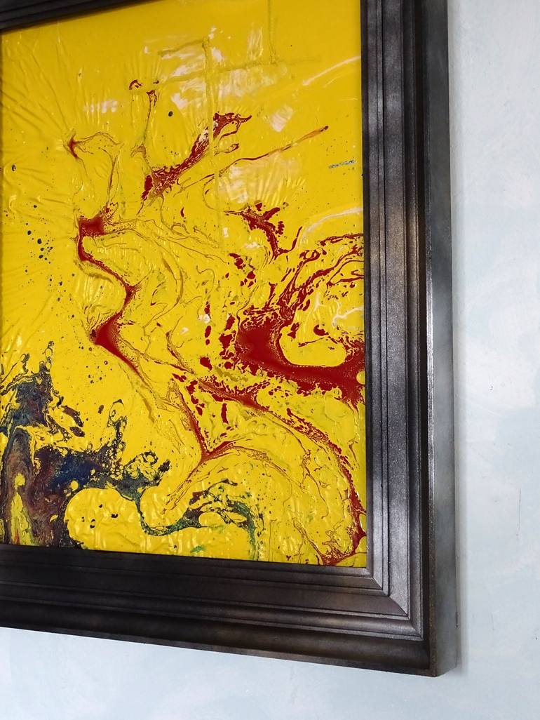 Original Abstract Painting by CONRAD BLOEMERS